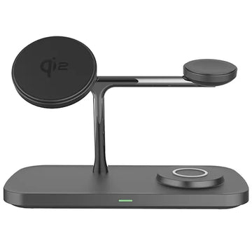 3-i-1 Qi2 Magnetisk Laddningsstation – Trådlös Laddning med Stil