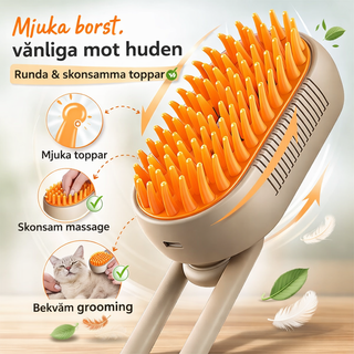 FurSpa3-i-1 – Sprayborste & Massageborste för Hund och Katt